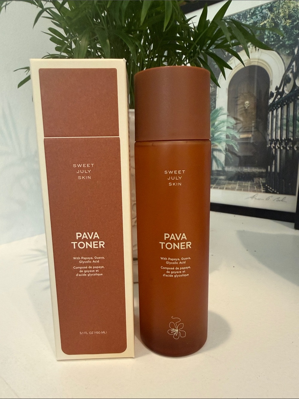 Sweet July Skin Pava Toner 5.1 oz NEW IN BOX Papaya Guava Glycolic Acid